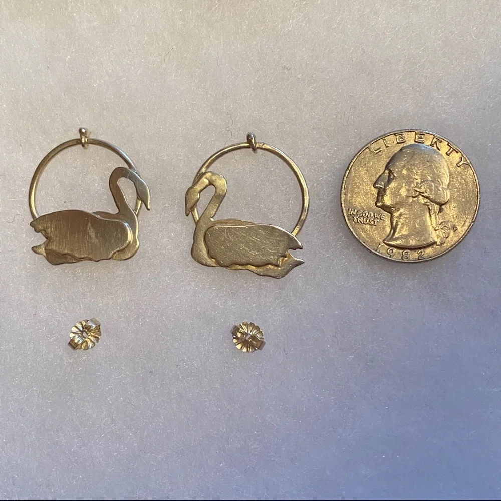 ML earrings sterling